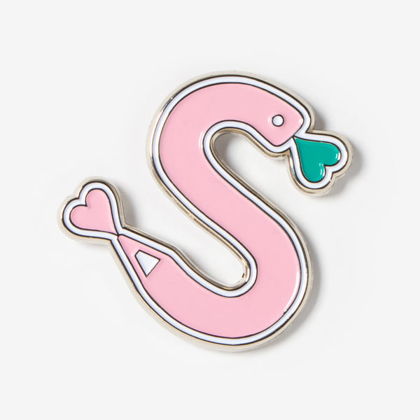 Signature Enamel Pin Single Scribble