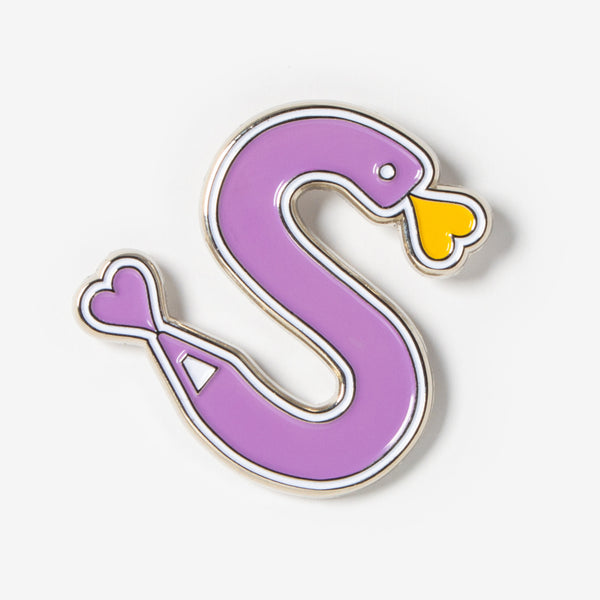 Signature Enamel Pin Single Scribble