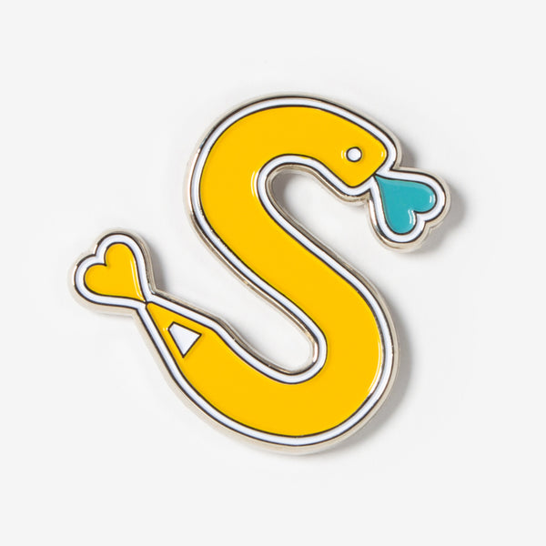 Signature Enamel Pin Single Scribble