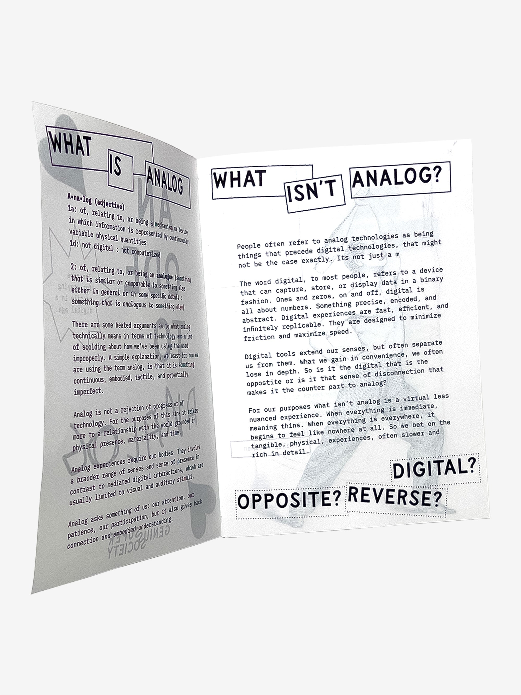 An Ode to Analog Zine