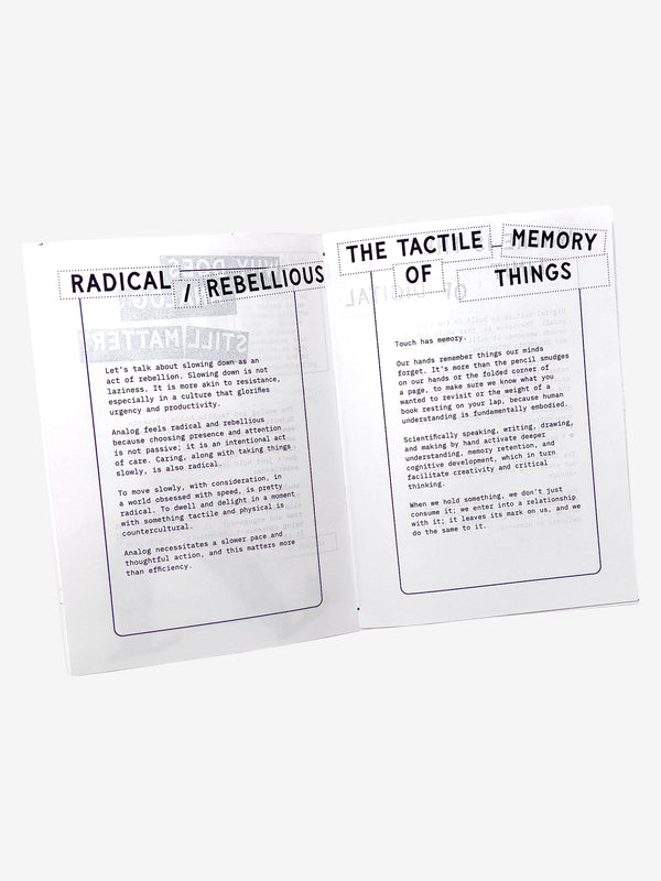 An Ode to Analog Zine