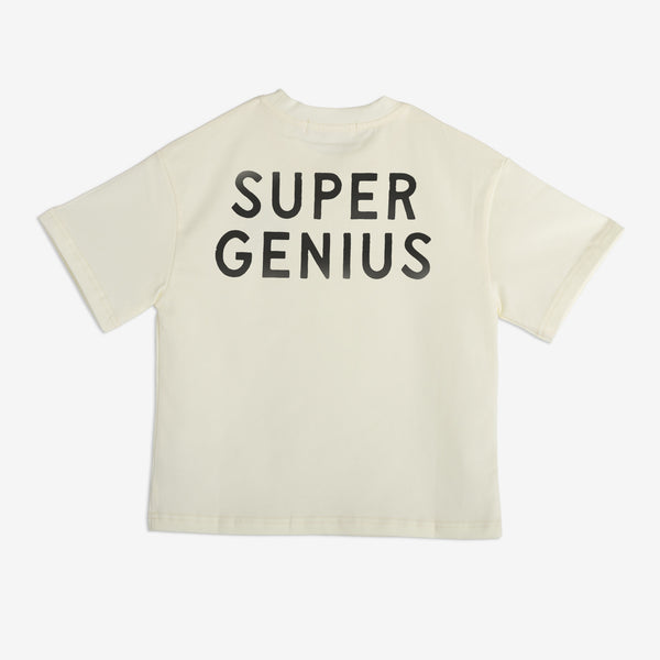 Super Genius Print T-Shirt Kids