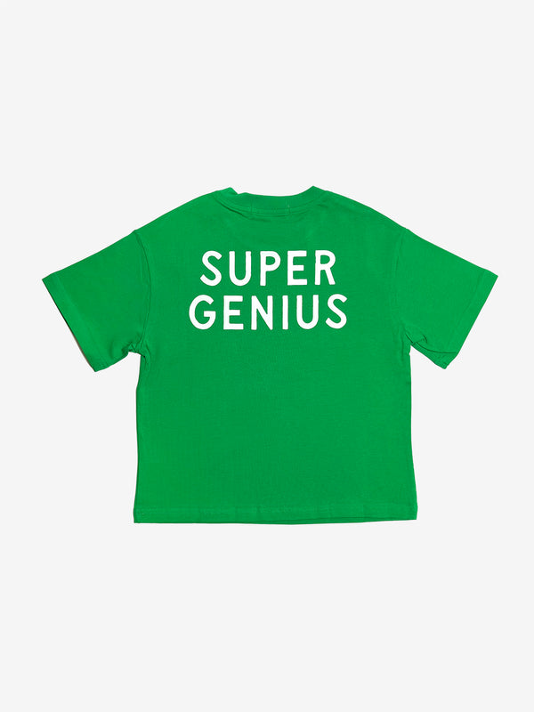 Super Genius Print T-Shirt Kids