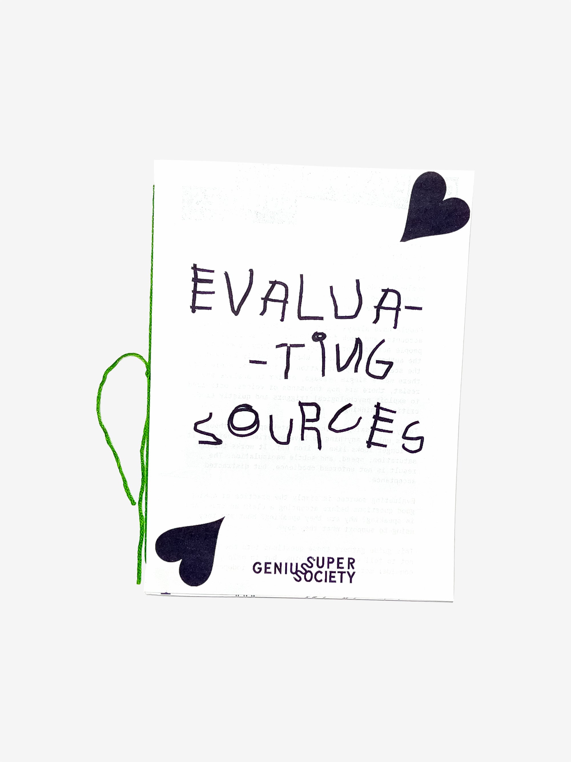 Evaluating Sources Zine