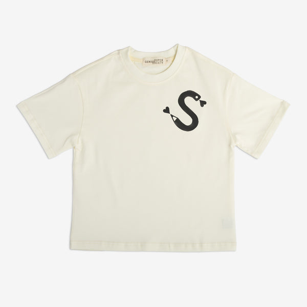 Super Genius Print T-Shirt Kids