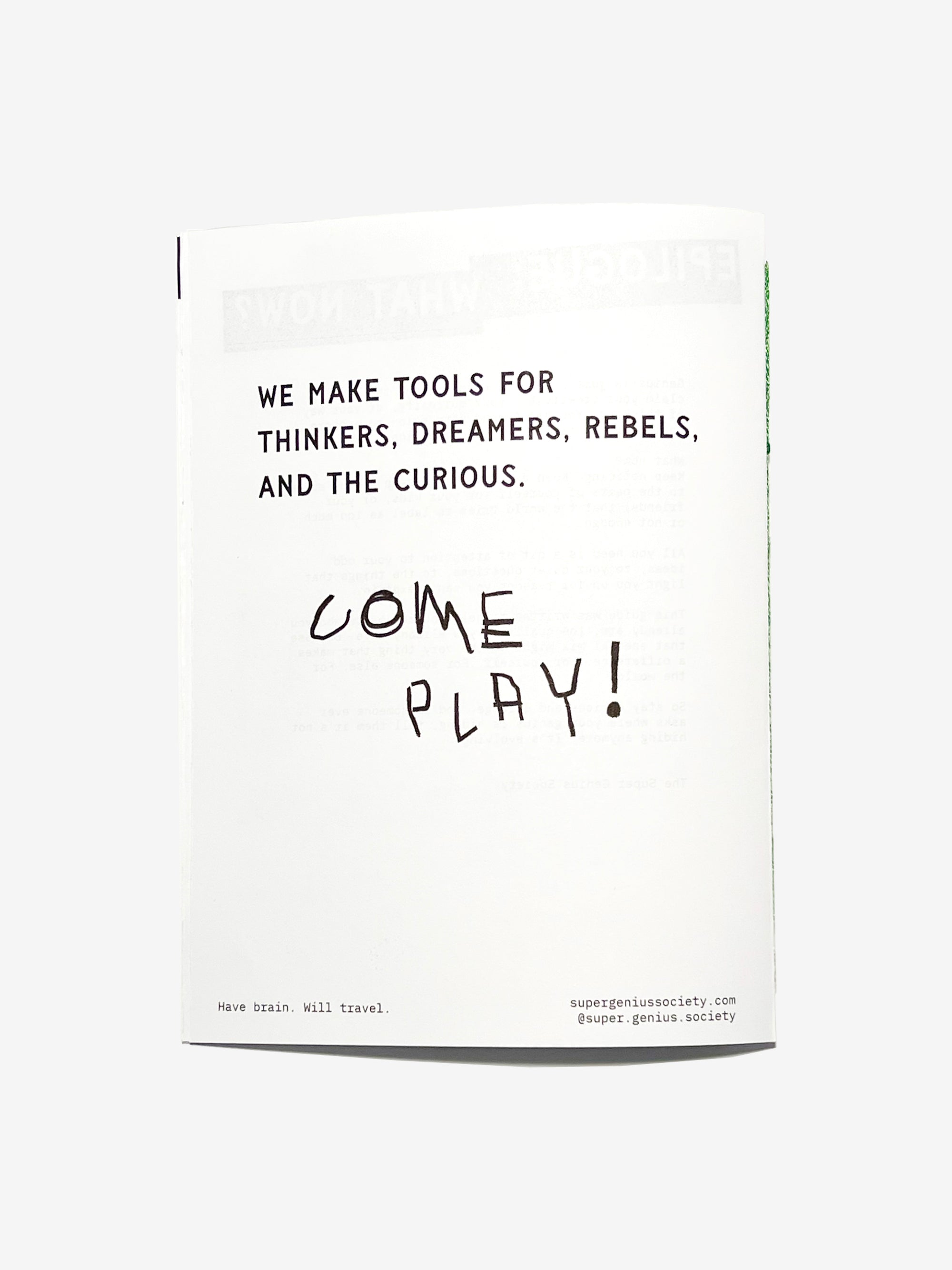 What is Genius, Really?! Zine