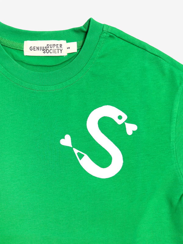 Super Genius Print T-Shirt Kids